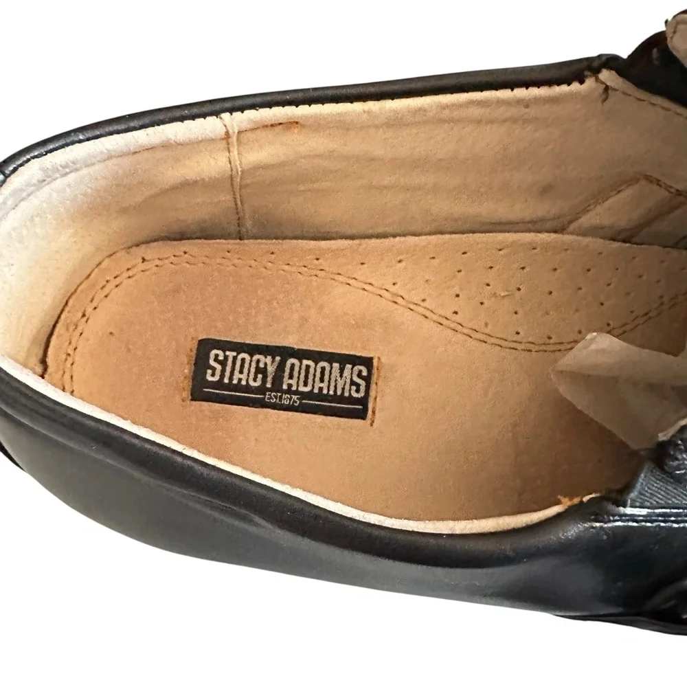 Stacy Adams Dress Shoes Mens Black‎ Classic Oxfords Formal Elegant Size 13